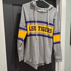 LSU long sleeve hoodie from Pink. Size XS, never worn
